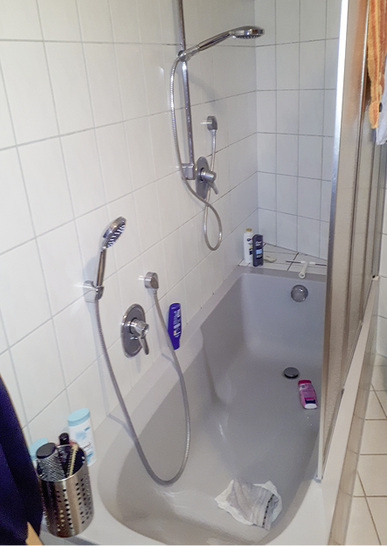 
Beim Seife-Aufheben ist Vorsicht geboten!



