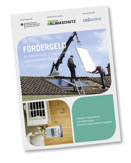 
Die Broschüre von co2online hilft, passende Förderprogramme zu finden.



