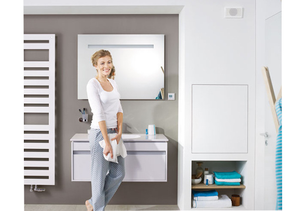 Mechanische Wohnungslüftung im Badezimmer