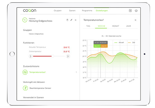 
Heizungen von Brötje können jetzt in das Smarthome-System von Coqon eingebunden werden.



