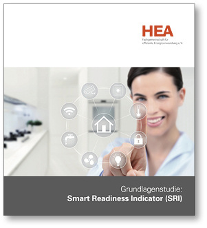 <p>
Der SRI ist ein Indikator zur Bewertung, wie smart ein Gebäude ist. 
</p>

<p>
</p> - © HEA

