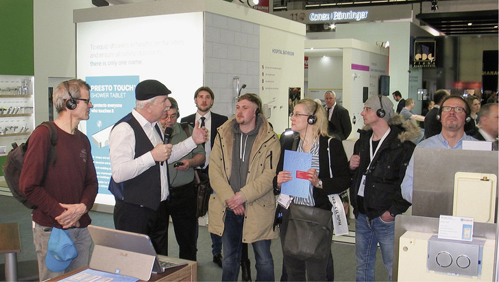 
Die Teilnehmer bekamen in knapp zwei Stunden mehr zu hören und zu sehen als bei einem normalen Messebesuch in dieser Zeit.



