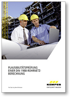 
Die Broschüre von Kemper bietet SHK-Handwerkern eine Anleitung für die Plausibilitätsprüfung von Rohrnetzberechnungen.



