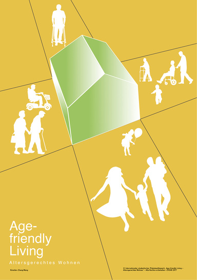 <p>
</p> - © Internationaler studentischer Plakatwettbewerb „Age-friendly Living – 
Altersgerechtes Wohnen“ – Alle Rechte vorbehalten – ZVSHK 2017

