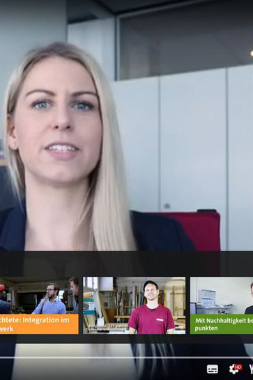 Die Königherz Polsterei aus Steinheim zeigt im Video, wie man Fachkräfte an den Betrieb bindet. Hilfestellung gibt die Personalberaterin der HWK Stuttgart. - © HWK Stuttgart / SBZ
 Die Königherz Polsterei aus Steinheim zeigt im Video, wie man Fachkräfte an den Betrieb bindet. Hilfestellung gibt die Personalberaterin der HWK Stuttgart.