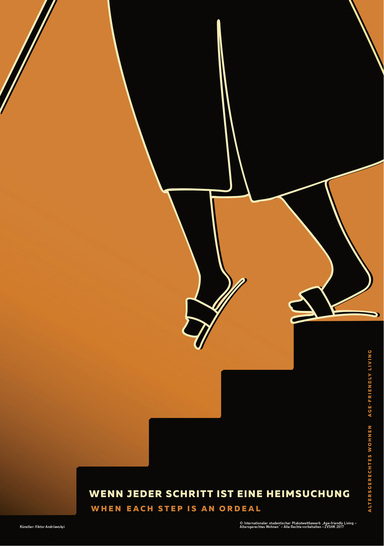 <p>
</p> - © Internationaler studentischer Plakatwettbewerb „Age-friendly Living – 
Altersgerechtes Wohnen“ – Alle Rechte vorbehalten – ZVSHK 2017