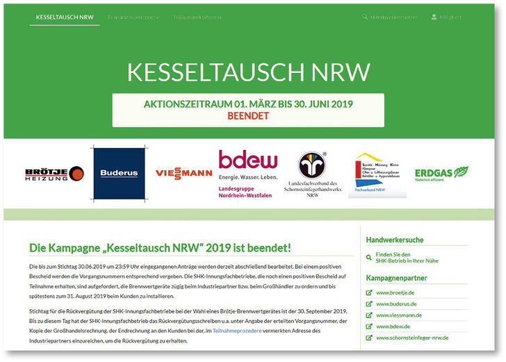 
Die Tauschkampagne ist beendet, die Internetseite informiert über den aktuellen Stand.



