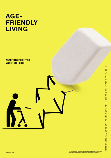 <p>
</p> - © Internationaler studentischer Plakatwettbewerb „Age-friendly Living – 
Altersgerechtes Wohnen“ – Alle Rechte vorbehalten – ZVSHK 2017

