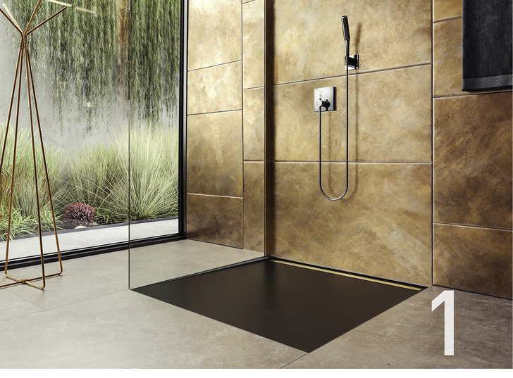 <p>
</p>
<p>
Schwarz ist ein Dauerbrenner – zeitlos und mit allem kombinierbar. Wie mit dem Trend, mit Metallen wie Silber und Gold glamouröse Akzente zu setzen und mondänen Glanz ins Bad zu holen.
</p> - © Kaldewei
 
Schwarz ist ein Dauerbrenner – zeitlos und mit allem kombinierbar. Wie mit dem Trend, mit Metallen wie Silber und Gold glamouröse Akzente zu setzen und mondänen Glanz ins Bad zu holen.