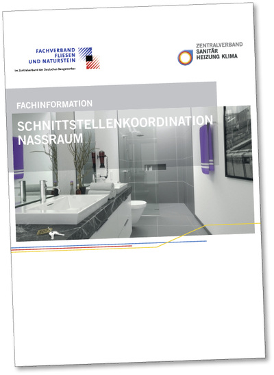 



Praktische Arbeitshilfe: Das Merkblatt greift auf über 20 Seiten zahlreiche Aspekte auf, die in der Zusammenarbeit zwischen Fliesenleger und Sanitärinstallateur von Bedeutung sind.
