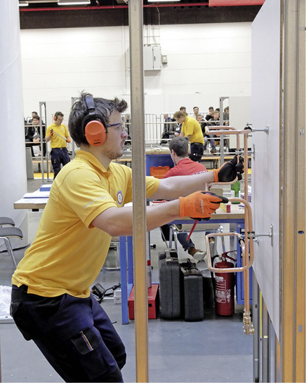 



Auf der Deutschen Meisterschaft für die jahrgangsbesten Anlagenmechaniker SHK treten Gesellen zum Leistungsvergleich an – Zuschauen ist möglich.
