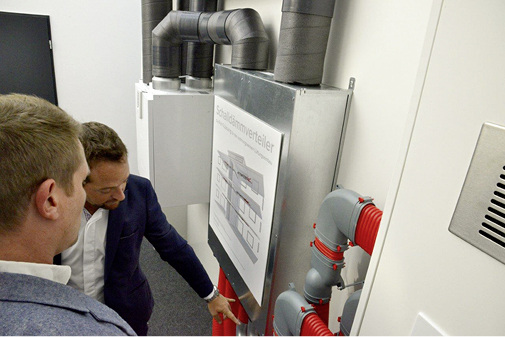 
Technik zum Anfassen im neuen Showroom der Vallox-Aircademy in Dießen.



