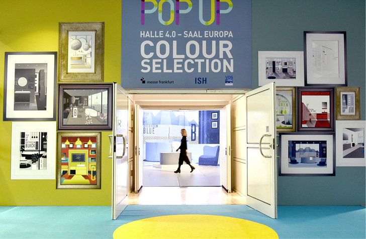 



Türen auf: Die ISH 2019 hat sich dem Thema Farbe im Bad sichtbar geöffnet.
