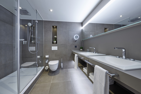 In den 300 Bädern des Le ­Méridien München sind Keuco-Ausstattungen im Einsatz.