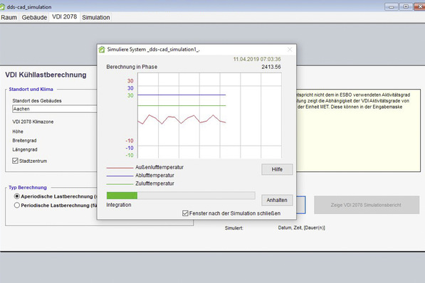 Ein neues Modul für die TGA-Planungssoftware DDS-CAD ermöglicht die digitale Kühllastberechnung.