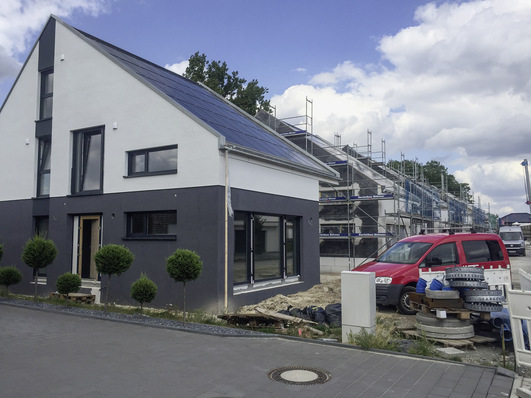 Bild 1:  In Niedrigenergiehäusern eignet sich die elektrische Flächenheizung als Heizsystem.