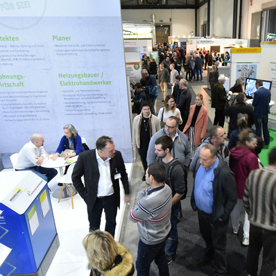 Viele Besucher der GETEC möchten die Energiewende mitgestalten.