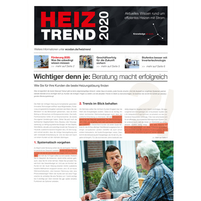 Die Beiträge im Heiztrend bieten wertvolle Tipps für das Kundengespräch.