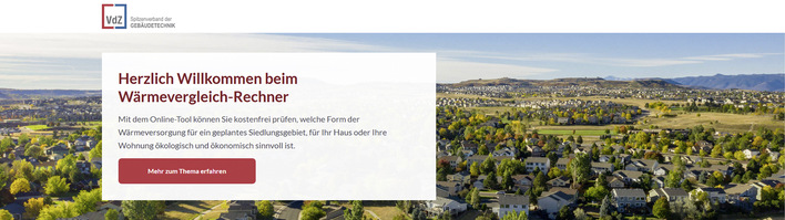 Der Wärmevergleich-Rechner arbeitet ergebnisoffen.