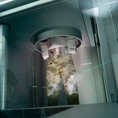 Das Camouflage-Muster der Splash-Hosen entsteht im hauseigenen Labor