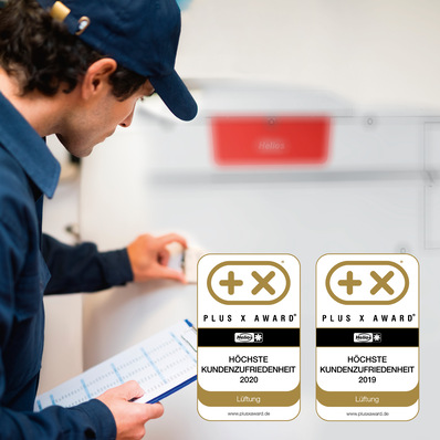 Helios erhält erneut den Plus X Award für „Höchste Kundenzufriedenheit“