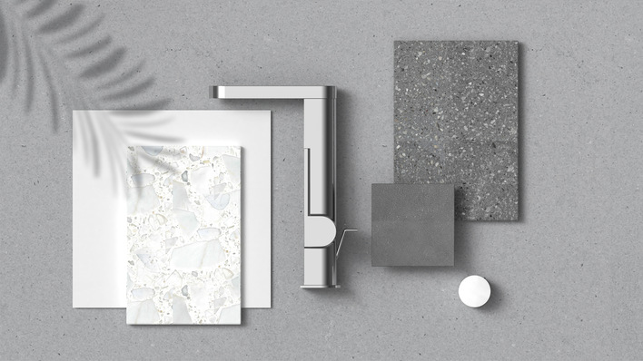 Die Grohe-Plus-Armaturen sind von der Grundform eines Bogens inspiriert.