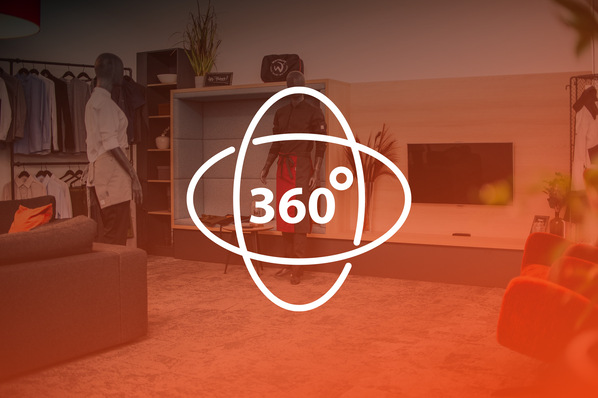 Der Arbeitskleidungs-Hersteller Weitblick  lädt in den interaktiven Showroom ein. An verschiedenen Stationen können Besucher künftig auf virtuellem Wege die neuesten Kollektionsstücke entdecken.