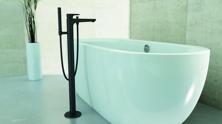 Edel: Standarmatur in mattem Schwarz von Vigour.