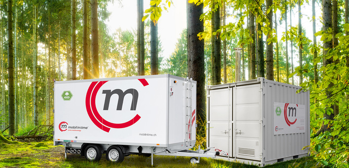 Mobil in Time erweitert seinen Anlagenpark mobiler Pelletheizungen