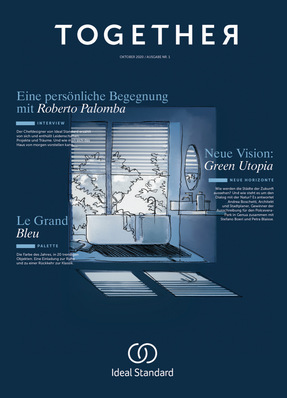 Mit Features zu Designtrends, interessanten Meinungsbeiträgen und exklusiven Interviews mit internationalen Schlüsselfiguren aus Architektur, Design und Lifestyle richtet sich „Together“ an ein breites Publikum von Designern, Entwicklern, Handels- und Projektpartnern, Architekten sowie Verbrauchern. 