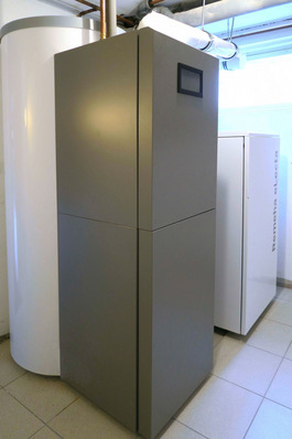 Die kompakten Abmessungen der Brennstoffzelle Electa 300 ermöglichten die Aufstellung im knapp bemessenen Heizraum.