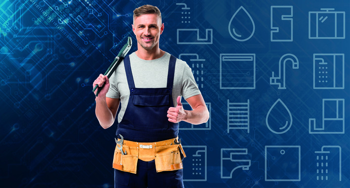 Mit der Integration des HSK Partnershops in die Handwerkersoftware können Kundenwünsche direkt mit Preisen und sogar Sondermaß-Artikeln automatisch in den Warenkorb überspielt, Angebote erzeugt und Produkte bestellt werden.