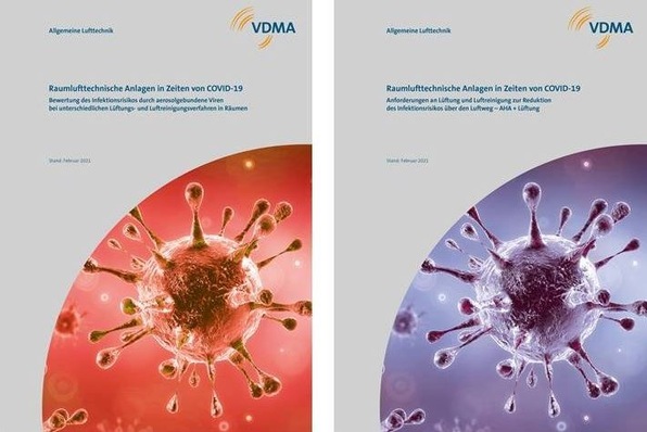 VDMA-Hilfestellungen zur Abschätzung des Infektionsrisikos in geschlossenen Räumen und ihrer richtigen Belüftung.