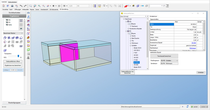 Die neueste Software aus dem Hause Hottgenroth stellt den baulichen Schallschutznachweis nach DIN 4109 und somit die Gesundheit und das Wohlbefinden der Menschen in Gebäuden in den Fokus.