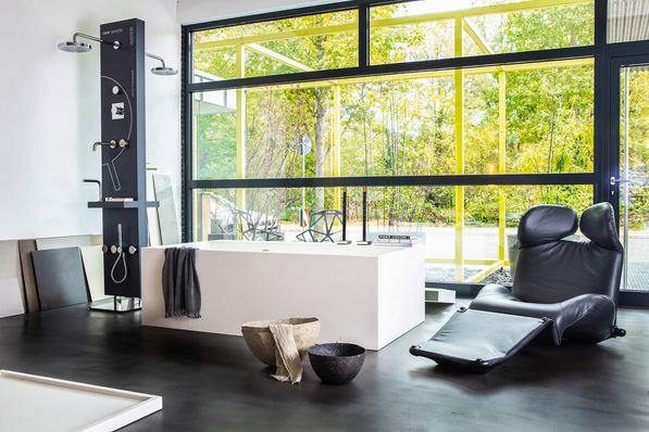 Spazio W in Ludwigshafen: Das Bad inszeniert als nachhaltiger Lebens- und Wohlfühlraum. Die Willer GmbH beschäftigt rund 40 Mitarbeiter.