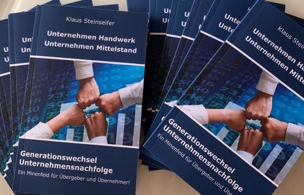 Der neue Ratgeber von Klaus Steinseifer begleitet Sie beim Prozess der Unternehmensübergabe. 