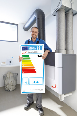 Ermittelt ein Energieberater den Primärenergiebedarf eines Gebäudes auf Grundlage der Produktkennwerte von Zehnder Komfort-Lüftungsgeräten, kann dies zu einer höheren Energieeffizienzklasse für das Objekt führen.