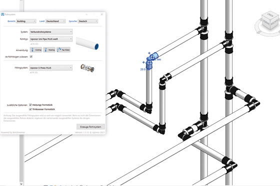Durch die Nutzung der intelligenten Funktionen der Plattform können BIM-Objekte direkt in einem Projekt platziert werden.