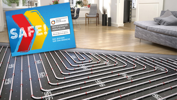 Die Roth Werke stehen mit ihren Produkten wie etwa mit den Roth-Flächenheiz- und -kühlsystemen für die hohe Qualität und Sicherheit, die das ZVSHK-Qualitätszeichen verlangt, und bietet dem SHK-Fachhandwerk damit Sicherheit für seine Installationen.