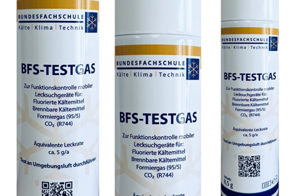 Das neue BFS-Testgas zur Überprüfung von Lecksuchgeräten kann für mehrere Kältemittel eingesetzt werden.