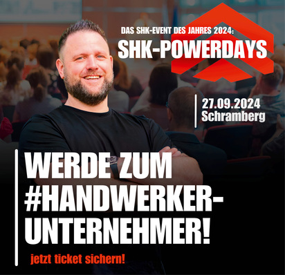 Pf﻿lichttermin: Marcus Storz teilt sein Unternehmer-Wissen am 27. September in Schramberg mit anderen SHK-Betrieben.