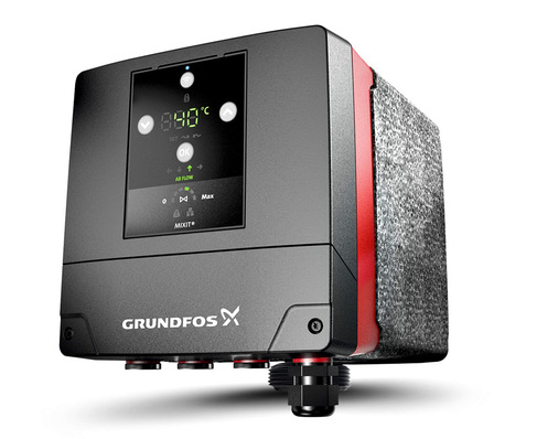Gerne. Hier ist ein optimierter, präziser und themenrelevanter Alt-Text für das Bild in deinem Kontext: Alt-Text: Elektronisch gesteuerte schwarze Grundfos-Pumpensteuerung mit Digitalanzeige und Bedientasten, eingesetzt zur effizienten Regelung von Heizungspumpen in modernen SHK-Anlagen. Optional je nach Bildkontext (z.B. bei Betonung der Innovation oder Energieeffizienz): Alternative Alt-Texte: - Kompakte Grundfos-Steuereinheit mit Display zur energieeffizienten Regelung von Heizungsanlagen, geeignet für professionelle SHK-Installationen. - Moderne Steuerungsbox von Grundfos mit digitalem Bedienfeld zur Optimierung des Pumpenbetriebs in Sanitär-, Heizungs- und Klimasystemen. Möchtest du den Fokus stärker auf Installation, Bedienkomfort oder technische Features legen? Dann können wir den Text entsprechend anpassen. - © Bild: Grundfos
