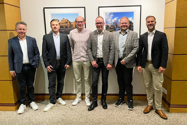 Zur Tagung in Berlin versammelt (von links): Meinolf Buschmann, Stefan Dose, Markus Wöstefeld, Thorsten Spaniol, Rainer Häfele und Hendrik Schütte.
