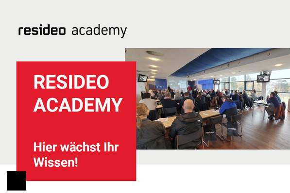 Resideo Academy  bietet praxisnahe Schulungen und flexible eLearning-Module.
