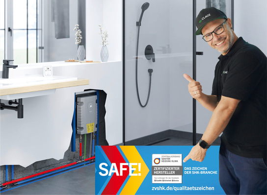 Innovation ist ein wichtiges QZ-Kriterium. CLAGE hat den ersten Durchlauferhitzer entwickelt, der per Modbus ins Energiemanagement eines Gebäudes eingebunden werden kann.