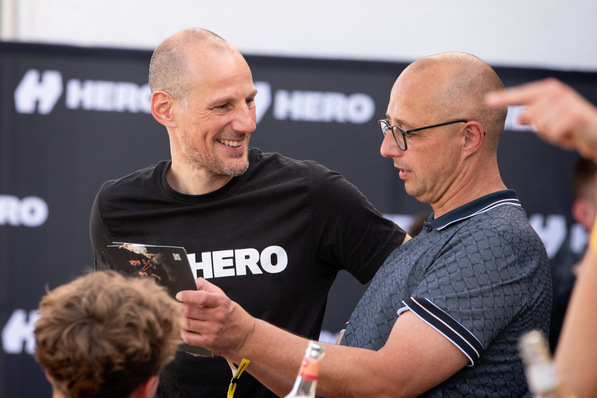 Dr. Michael Kessler, Gründer und Geschäftsführer von HERO, auf HERO AI Launchevent.
