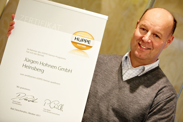 Als einer der ersten SHK-Profis wurde Jürgen Hohnen 2011 zertifizierter Hüppe-Partner. In diesem Programm findet der Unternehmer das, was ihn an einem Industriepartner interessiert, sagt er: deutsche Markenqualität und die Bereitschaft, sehr eng mit einem Handwerker zusammenzuarbeiten.