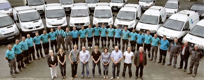 Ein guter Firmenauftritt mit einheitlichem Erscheinungsbild und ­einem ebenfalls dem CI angepassten Fuhrpark sind Voraussetzung zur Schaffung einer Arbeitgebermarke.