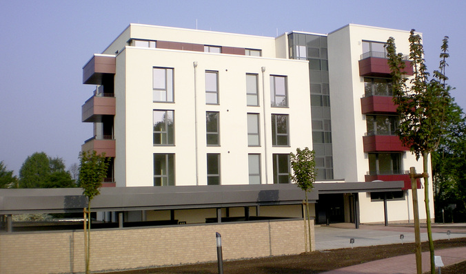 
Die 15 Mietwohnungen des im Sommer 2014 fertiggestellten Neubau-Mehrfamilienhauses im Bürgerpark Sarstedt sind mit Komfortlüftungssystemen ausgerüstet. 



