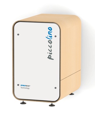 Batteriespeicher von Knubix, wie er auf der Intersolar vorgestelllt wurde.